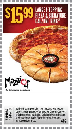 mazzios meal deals