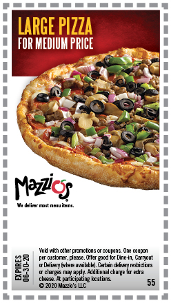 Mazzio's | Get Ready For Great Deals With Our Selection of Coupons