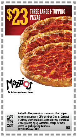 Mazzio's | Get Ready For Great Deals With Our Selection of Coupons