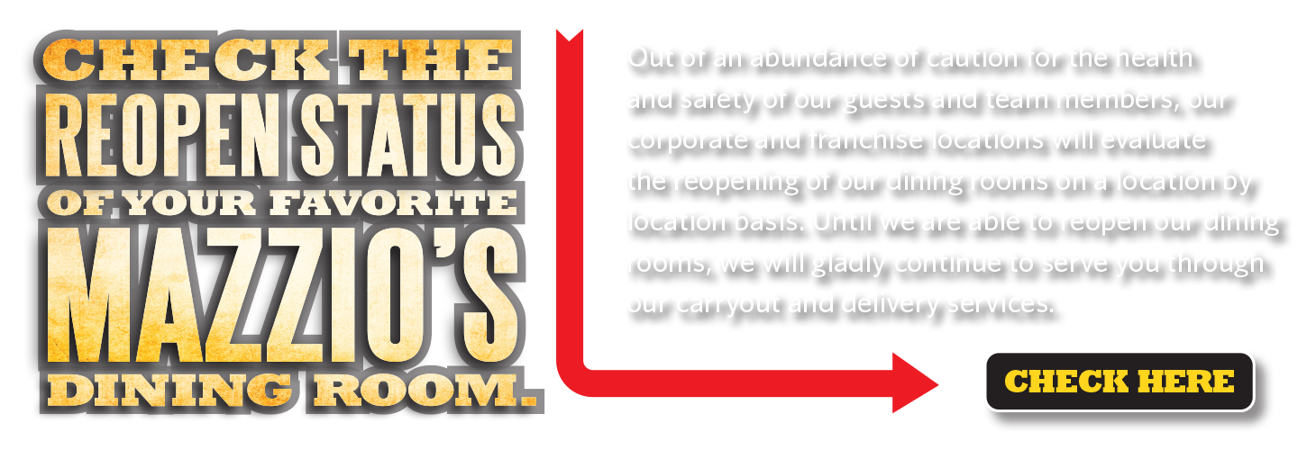 Mazzio's | Get Ready For Great With Mazzio's Pizza