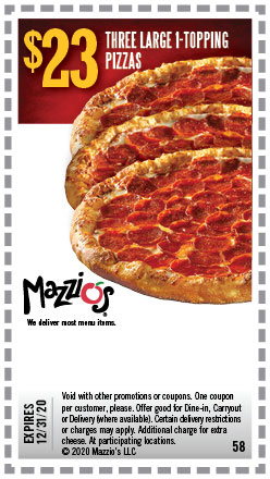 Mazzio's | Get Ready For Great Deals With Our Selection of Coupons