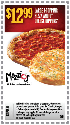 Mazzio's | Get Ready For Great Deals With Our Selection of Coupons