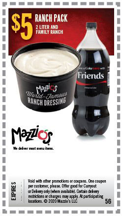Mazzio's | Get Ready For Great Deals With Our Selection of Coupons