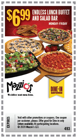 Mazzio&rsquo;s | Get Ready For Great Deals With Our Selection of Coupons