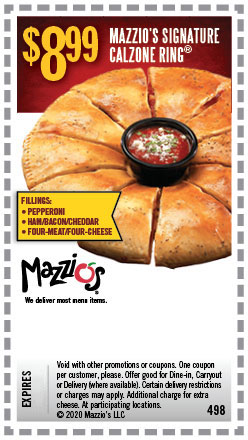 Mazzio's | Get Ready For Great Deals With Our Selection of Coupons