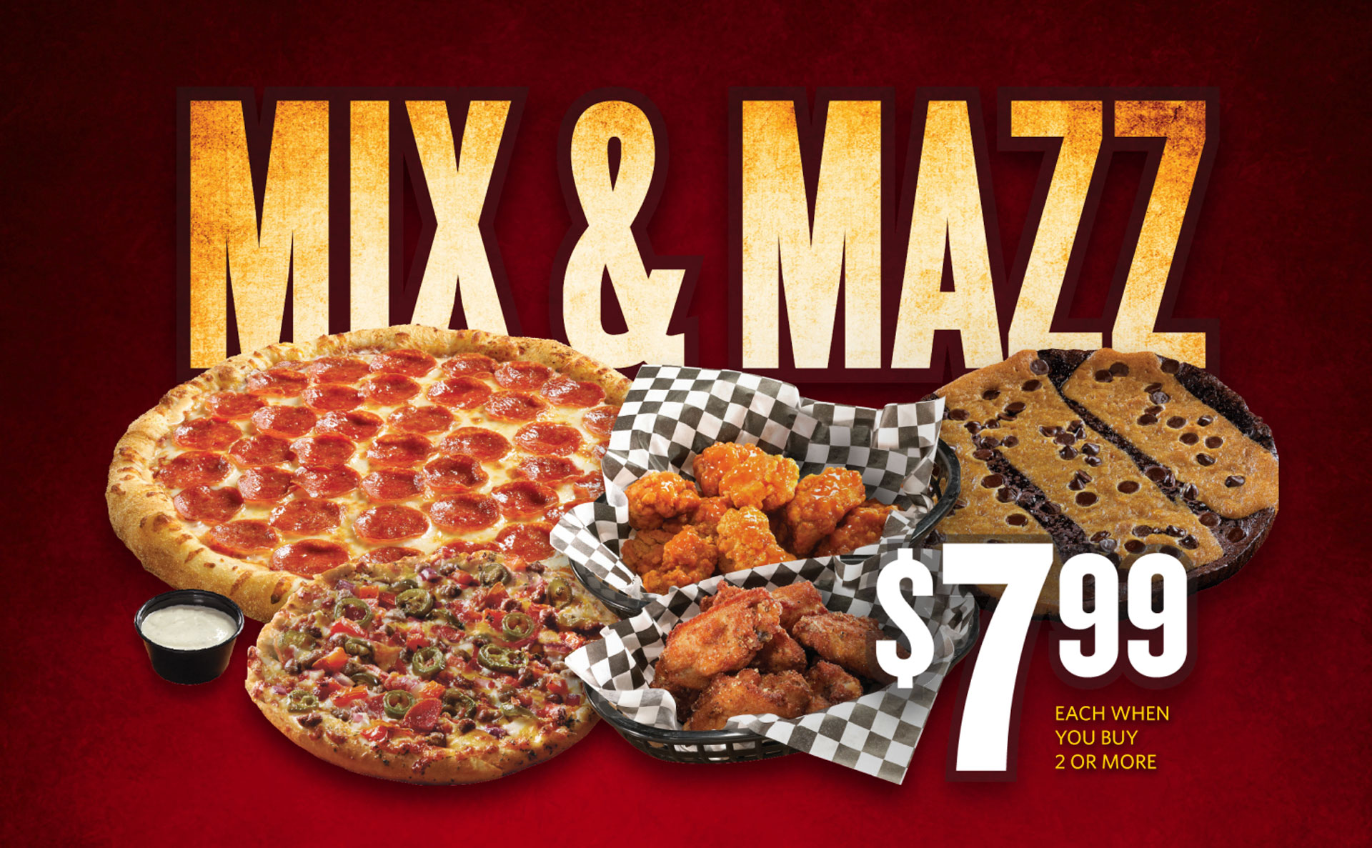 Mix & Mazz Mazzios Pizza